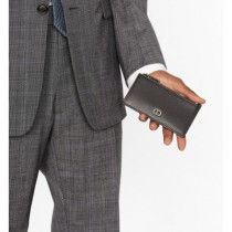 디올 남성 블랙 지피 카드 지갑 - Dior Mens Black Card Wallets - di822x