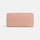 Loewe 2019 Ladies Leather Wallet - 로에베 2019 여성용 레더 장지갑 LOEW0008.Size(19cm).핑크