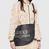 Gucci 2018 Leather Shoulder Bag ,32/47.5CM - 구찌 2018 레더 남여공용 숄더백 GUB0468 ,32/47.5cm,블랙