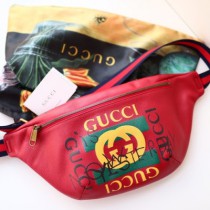 Gucci  Leather Belt Bag ,28CM - 구찌 레더 남여공용 벨트백,493869 ,GUB0490,28cm,레드