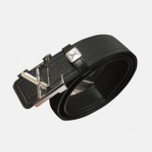 Louis vuitton 2019 Mens Box Logo Buckle Leather Belt - 루이비통 남성 신상 박스 로고 버클 레더 벨트 Lou0836x.Size(3.8cm).블랙은장