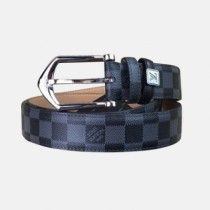 Louis vuitton 2019 Mens Damier Classic Buckle Leather Belt - 루이비통 남성 신상 다미에 클래식 버클 레더 벨트 Lou0872x.Size(3.5cm).블랙은장