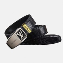 Louis vuitton 2019 Mens Signature Initial Logo Buckle Leather Belt - 루이비통 남성 신상 시그니처 이니셜 로고 버클 레더 벨트 Lou0878x.Size(3.8cm).2컬러(블랙은장/블랙금장)