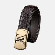 Louis vuitton 2019 Mens Business Initial Logo Leather Belt - 루이비통 남성 비지니스 이니셜 로고 가죽 벨트 Lou0881x.Size(3.8cm).2컬러(블랙은장/브라운금장)